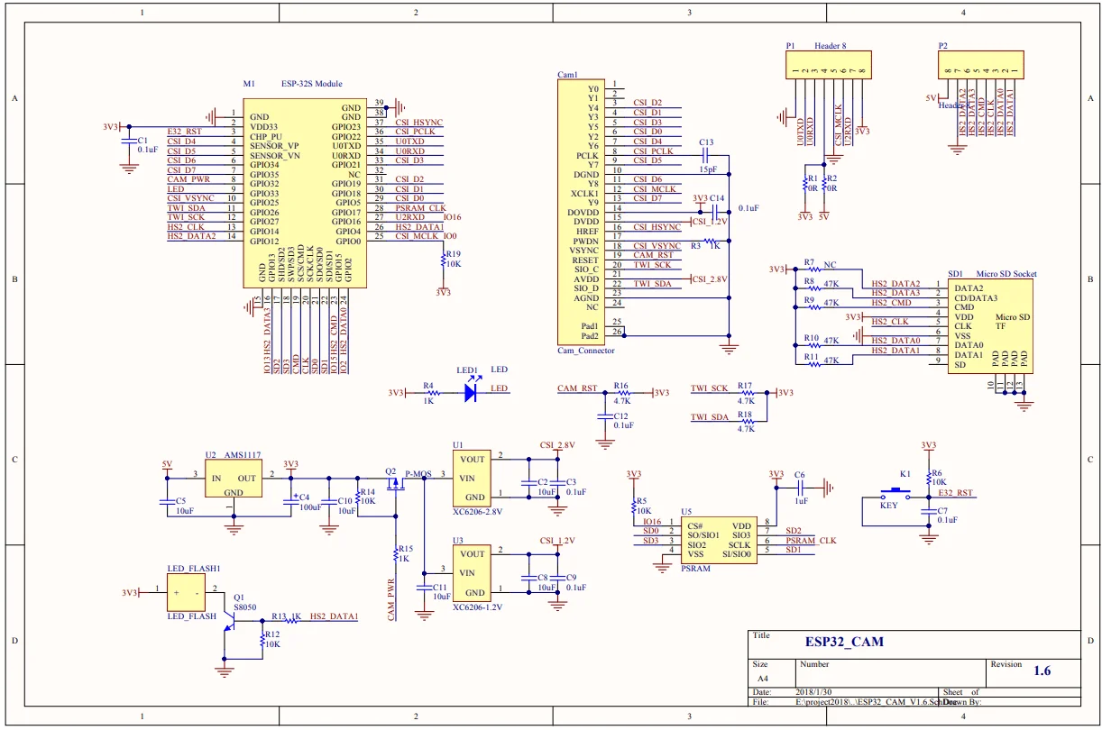 ESP32-CAM-AI-thinker-schematic-diagram